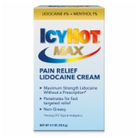 Icy Hot Max Strength Lidocaine Plus Menthol Pain Relieving Cream Perspective: Main