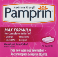Pamprin Maximum Strength Caplets Perspective: Main