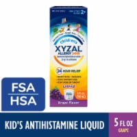 Children's Xyzal® Oral Solution 24-Hour Allergy Relief for Kids Grape