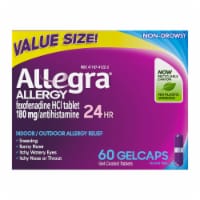 Allegra Adult Non-Drowsy Antihistamine Fast-Acting Allergy Symptom Relief