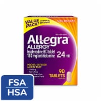Allegra Adult Non-Drowsy Allergy Symptom Relief Tablets
