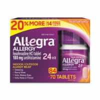 Allegra Adult 24 Hour Allergy Tablets