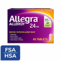 Allegra 24 Hour Non-Drowsy Allergy Relief Antihistamine Tablets 180mg