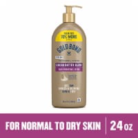 Gold Bond Cocoa Butter Glow Daily Hydrating Lotion with Shea Butter Cocoa Butter & Coconut Oil Perspective: Main