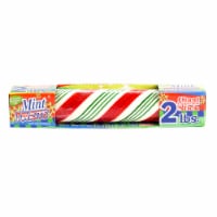 Atkinson Candy Red White & Green Mint Twist Giant peppermint Stick