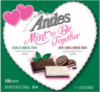 Andes® Mint To Be Together Creme De Menthe Thins and Mint Cookie Crunch Thins Valentine Candy