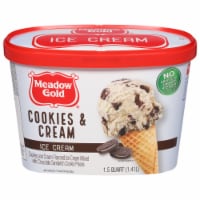 Meadow Gold® Cookies & Cream Ice Cream Tub Perspective: Main
