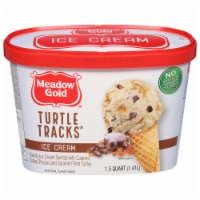 Meadow Gold Turtle Tracks Ice Cream Tub Perspective: Main