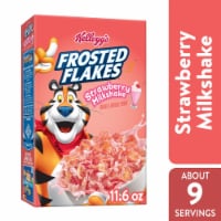Kellogg's® Frosted Flakes Strawberry Milkshake Cereal Perspective: Main