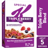 Kellogg's® Special K Triple Berry Blend Berries and Dark Chocolate Cereal Perspective: Main