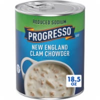 Progresso Reduced Sodium New England Clam Chowder Canned Soup Perspective: Main