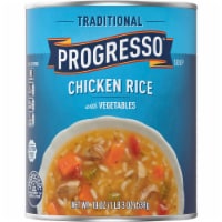 Progresso Traditional Chicken Rice Vegetable Soup Perspective: Main
