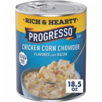 Progresso Rich & Hearty Chicken Corn Chowder Soup Perspective: Main