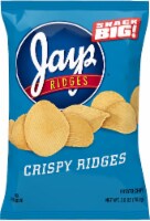 Jays Snack Big Crispy Ridges Potato Chips Perspective: Main