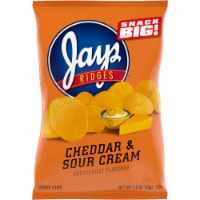 Jays Ridges Potato Chips Cheddar And Sour Cream Perspective: Main