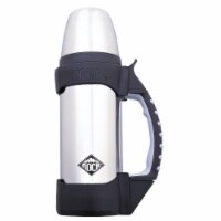 Thermos Rock 1.1 Qt. Silver Stainless Steel Insulated Vacuum Bottle 2510TRI2