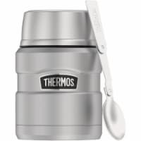 SS King Food Jar Matte Steel Perspective: Main