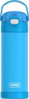 Thermos® FUNtainer® Bottle with Straw - Denim Blue Perspective: Main