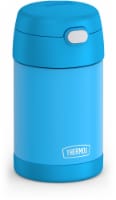 Thermos Stainless Steal Food Jar with Folding Spoon-Blue Perspective: Main