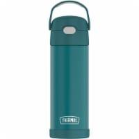 Thermos FUNtainer Vacuum Insulated Steel Water Bottle with Spout - Sea Green