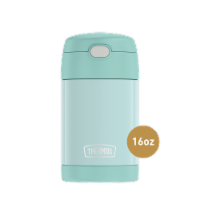 Thermos® Stainless Steel Food Jar with Folding Spoon - Mint Green Perspective: Main