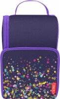 Thermos® Purple Confetti Metallic Dots Dual Lunch Box Perspective: Main