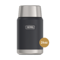 Thermos LLC Stainless Steel Food Jar with Spoon- Graphite