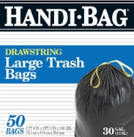 Handi-Bag Large Drawstring Trash Bags 30 Gallon Perspective: Main