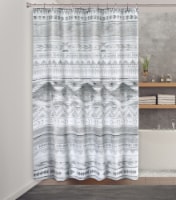 HD Designs Apache Fabric Shower Curtain - Gray