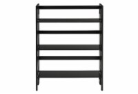 Everyday Living 3-Shelf Folding Black Bookcase Perspective: Main
