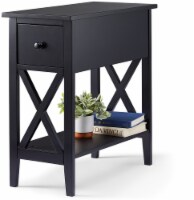 Everyday Living X Side Table with Drawer - Black