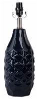 HD Designs® Large Ceramic Table Lamp Base - Dark Blue Perspective: Main