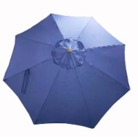 HD Designs Outdoors® Market Umbrella - Blue Perspective: Main