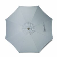 HD Designs Outdoors® Market Umbrella - Gray Perspective: Main