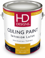 HD Designs® Flat Interior Latex Ceiling Paint - White/Pastel Base Perspective: Main