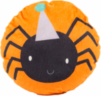 HD Designs® Holiday Spider Mini-Pillow - Orange/Black Perspective: Main