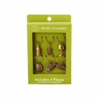 Dash of That® Wine Charms - Antique Gold Perspective: Main