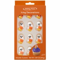 Holiday Home™ Halloween Ghost Candy Corn Royal Icing Decorations