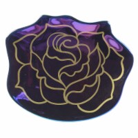 Holiday Home All Hallows Rose Tidbit Plate - Purple Perspective: Main