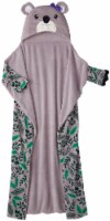 Holiday Home Hooded Koala Throw Blanket Perspective: Main