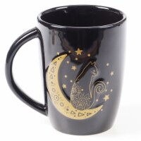 Holiday Home All Hallows Crystal Moon Mug - Black/Gold Perspective: Main