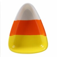 Holiday Home Candy Corn Tidbit Plate Perspective: Main