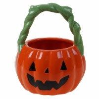 Holiday Home Pumpkin Candy Basket Perspective: Main