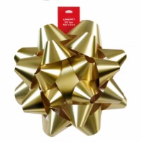 Holiday Home® Peel n' Stick Mega Gift Bow - Gold Perspective: Main