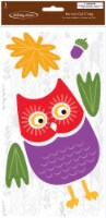 Holiday Home® Thanksgiving Owl Gel Window Cling Perspective: Main