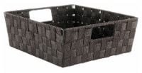 Everyday Living Woven Strap Shelf Tote - Espresso Perspective: Main