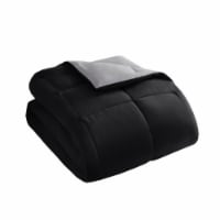 Everyday Living® Down Alternative Comforter - Black/Gray Perspective: Main