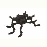 Holiday Home Posable Hairy Spider - Black Perspective: Main