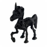 Holiday Home™ Unicorn Skeleton Figure - Black Perspective: Main