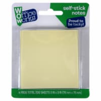 Office Works Self-Stick Notes - Yellow